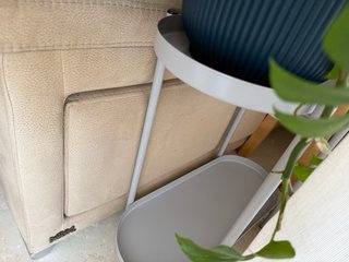 Sofá  chaise longue Divatto Marron antimanchas