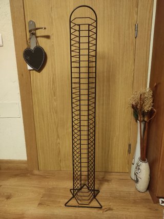 Torre CD Metal Negra