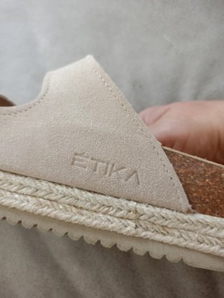 Sandalias ETIKA Beige Talla 38
