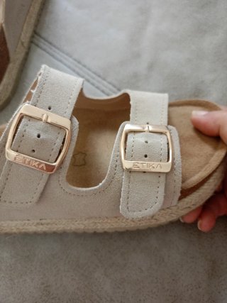 Sandalias ETIKA Beige Talla 38