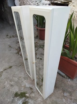 2 MUEBLES COLUMNA BLANCOS BAÑO / HABITACIÓN