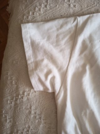 Camiseta Zara manga corta blanca 11/12