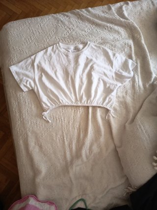 Camiseta Zara manga corta blanca 11/12