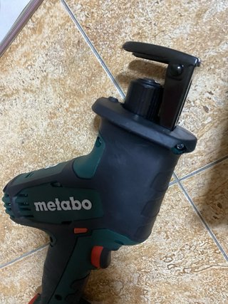 Sierra sable Metabo inalambrica. Nuevo