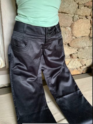 Pantaloni Boho TRF neri tg. S