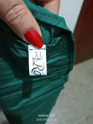 Vestido de fiesta verde