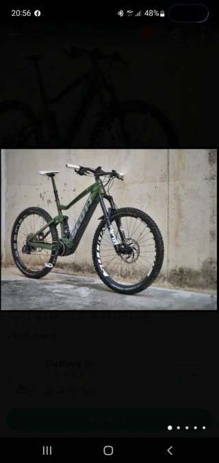 Bicicleta SCOTT GENIUS ERIDE 910-Mejorada. Talla L