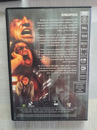 DVD TRILOGIA CUBE ESPAÑOL
