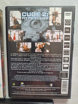 DVD TRILOGIA CUBE ESPAÑOL