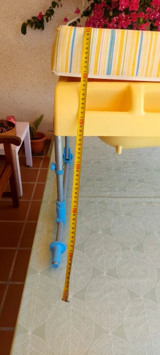 Bañera y cambiador para bebé