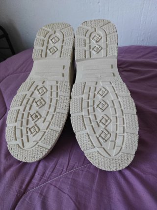 Zapatillas Botas Beige y Azul Talla 43