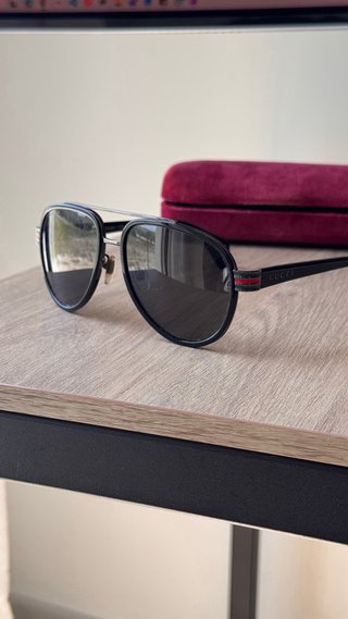 Gafas de sol Gucci Aviador Negro Multicolor
