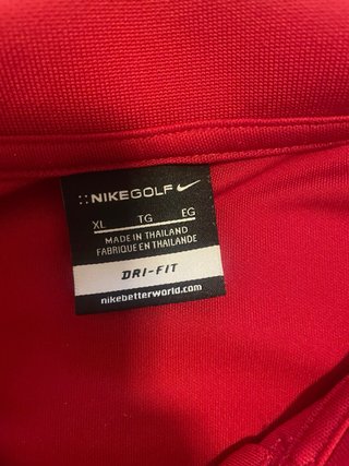 Polo Nike Rojo Hombre