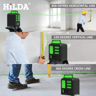 Nivel laser verde 360