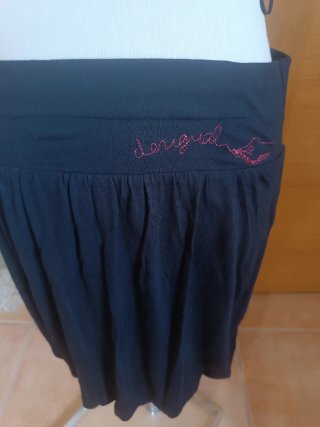 Falda Desigual Talla Única Multicolor