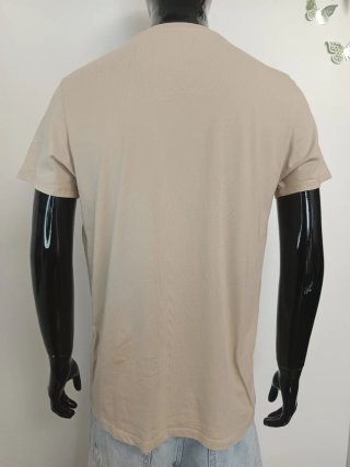 Camiseta estampada Bershka beige