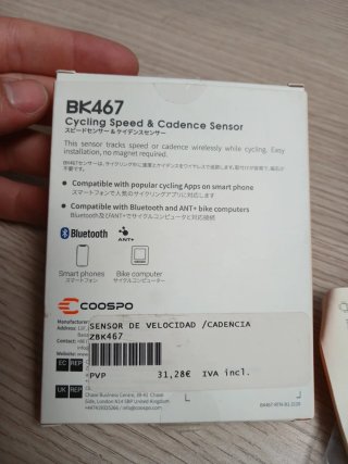 Sensor Coospo BK467 Velocidad Cadencia