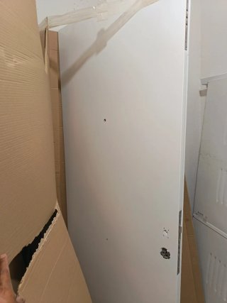 Hoja puerta seguridad blanca SAGA 90x210