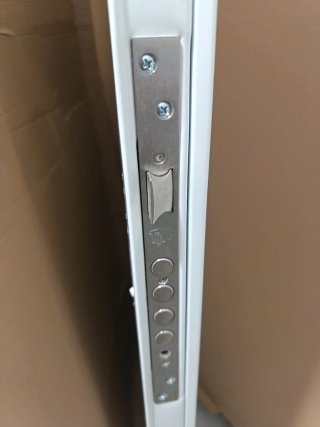 Hoja puerta seguridad blanca SAGA 90x210