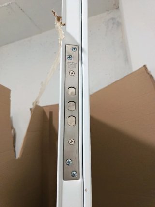 Hoja puerta seguridad blanca SAGA 90x210