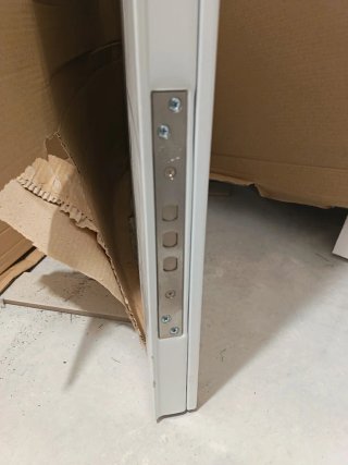 Hoja puerta seguridad blanca SAGA 90x210