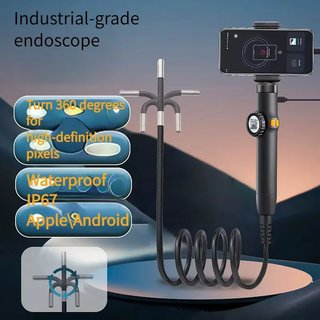 Boroscopio industrial articulado 360 1080P 6mm OTG