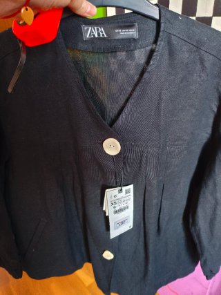 Chaqueta Zara Talla XS Negra