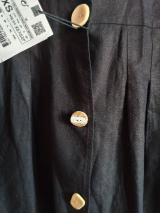 Chaqueta Zara Talla XS Negra