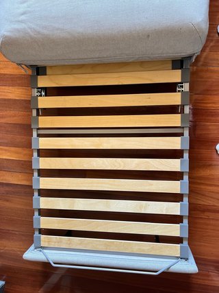 Puff Cama Ikea Vallentuna Beige