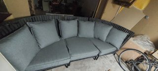 Sofá modular terraza 3x1m