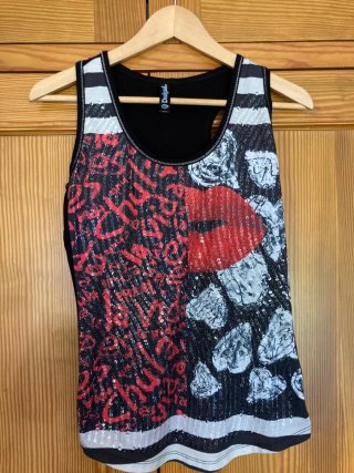 Camiseta Desigual lentejuelas Talla S