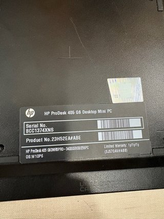 HP ProDesk 405 G6 Mini PC Ryzen 5 PRO 16G