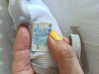 Chichonera y nórdico estampado lunares