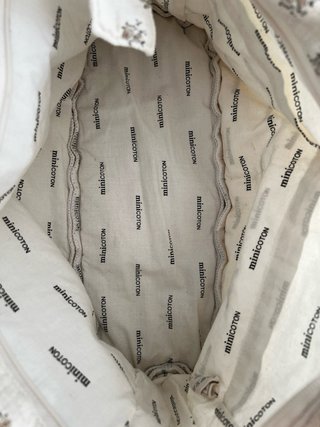 Bolso para carrito de bebé color beige MINICOTON