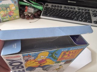 The Simpsons Bart & the Beanstalk Game Boy cib