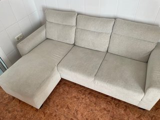Sofá Chaiselongue 3 Plazas Ikea Beige Perfecto