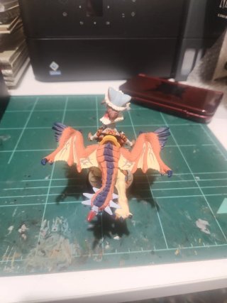 Amiibo Rathalos & RiderGirl Monster hunter stories