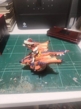 Amiibo Rathalos & RiderGirl Monster hunter stories