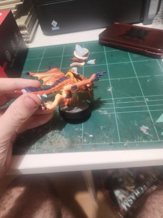 Amiibo Rathalos & RiderGirl Monster hunter stories
