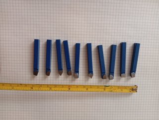 Cuchillas Torno Metal Azul