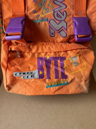 Zaino Vintage Seven Byte Computer Anni 90/2000