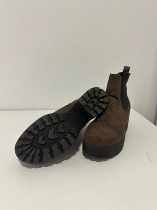 Botines Coolway Marrones Plataforma
