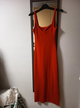 Vestido rojo de tirantes