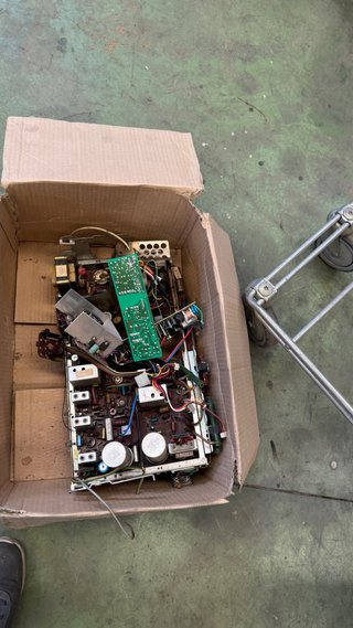 Lote componentes electrónicos para reciclaje