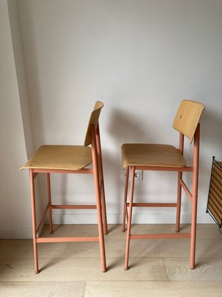 Taburete Muuto Loft Madera y Metal