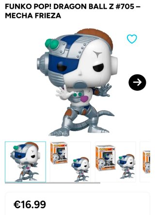 Funko Pop Mecha Frieza 705 Dragon Ball Z