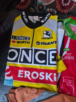 Maillot Ciclismo ONCE Eroski Würth lote 8 camiseta