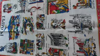 Poster souvenir Pompei in tela