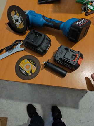 Amoladora a batería 125mm 1000W