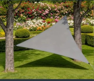 Toldo Vela Triangular Impermeable 4x4x4